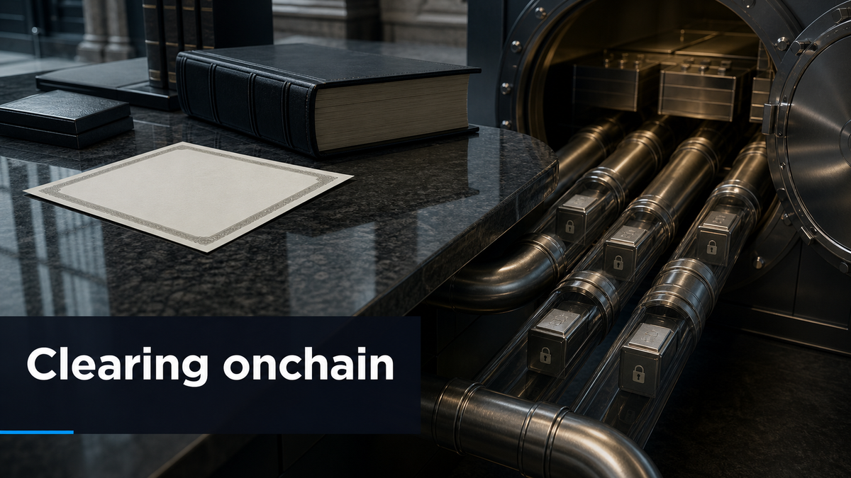 A Wall Street ganhou um encanamento onchain