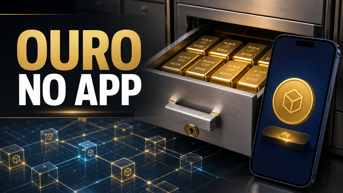 O ouro entrou no app do banco