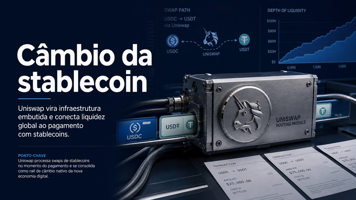A Uniswap quer ser o câmbio da stablecoin