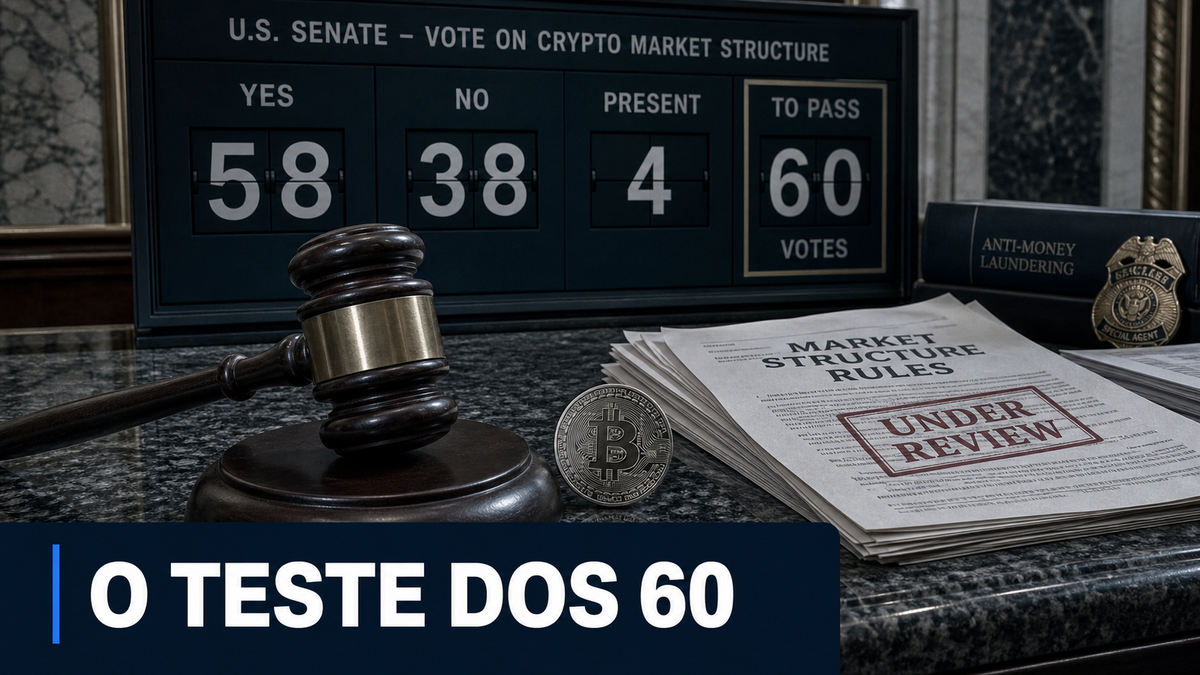 A cripto chegou ao teste dos 60 votos