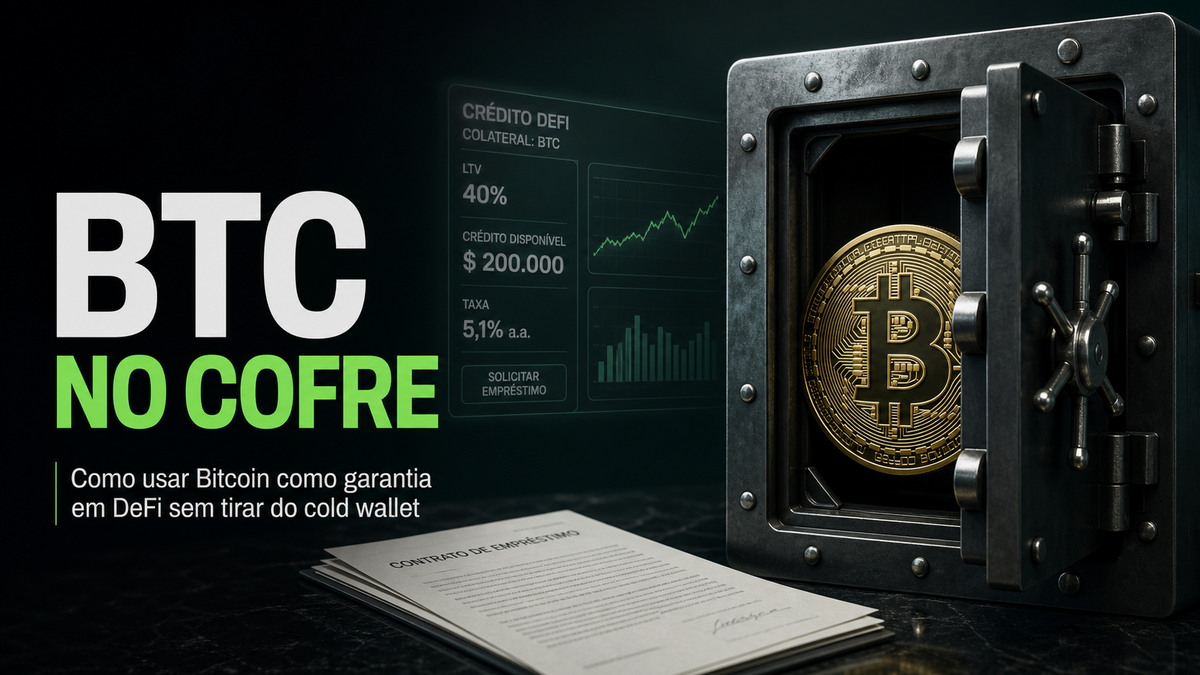 O Bitcoin quer virar colateral sem sair do cofre