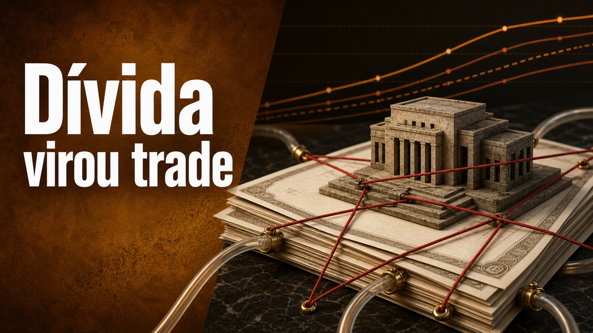 A dívida pública virou trade alavancado