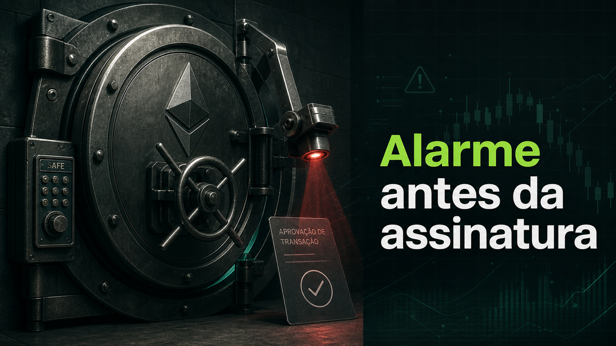 O cofre da Ethereum ganhou um alarme automático