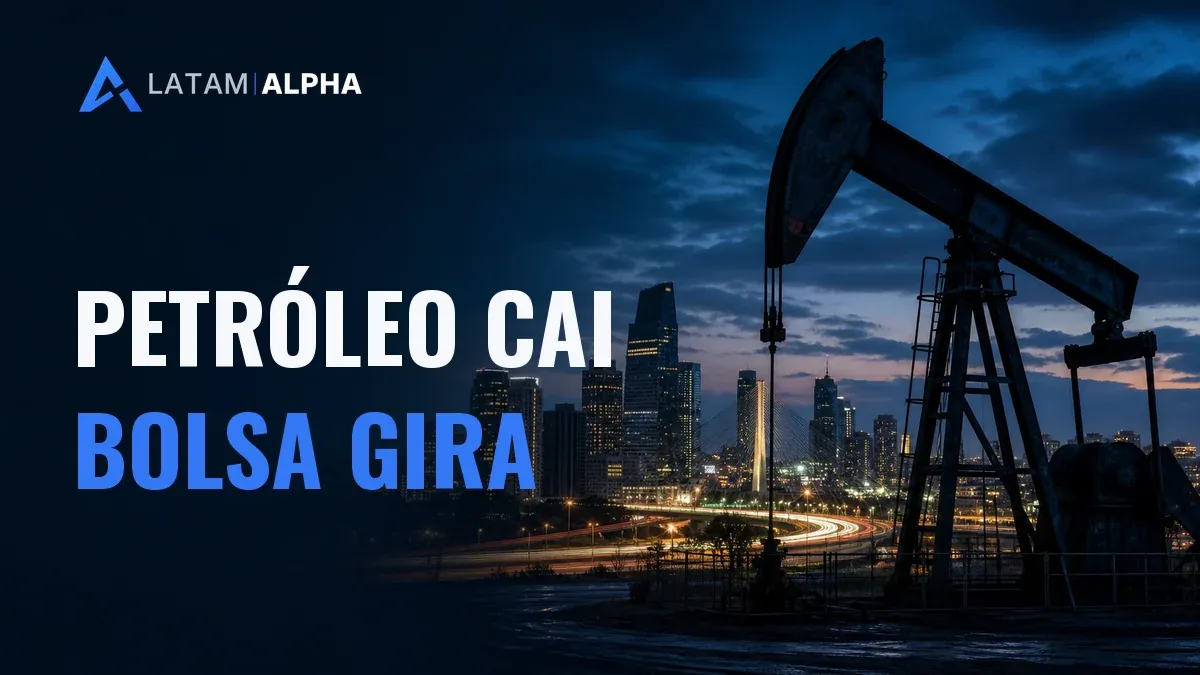 A queda do Brent abriu uma rotação que o Ibovespa não mostra