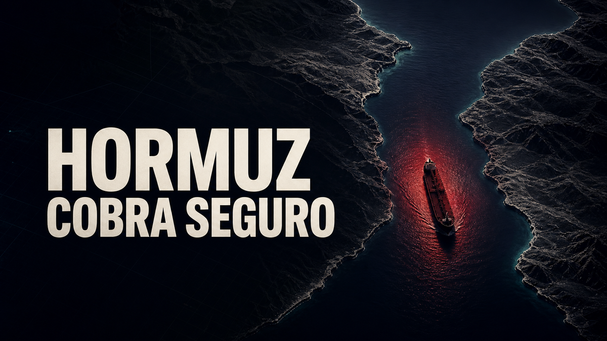 Hormuz voltou a cobrar seguro do mercado