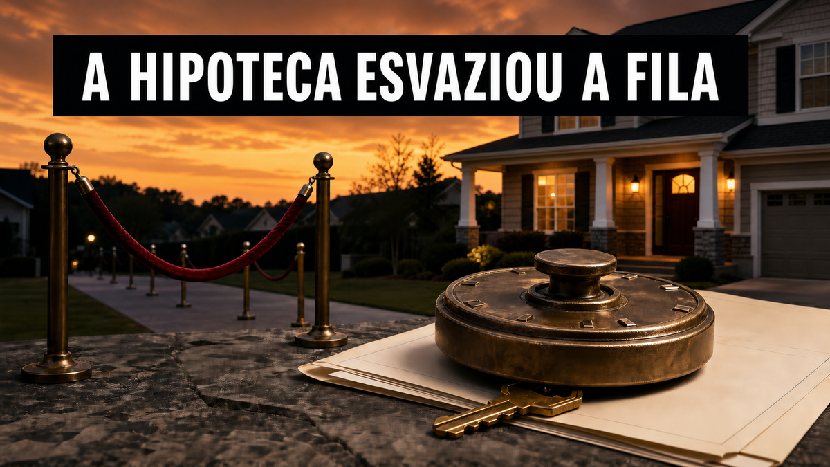 A hipoteca cara tirou o comprador da fila