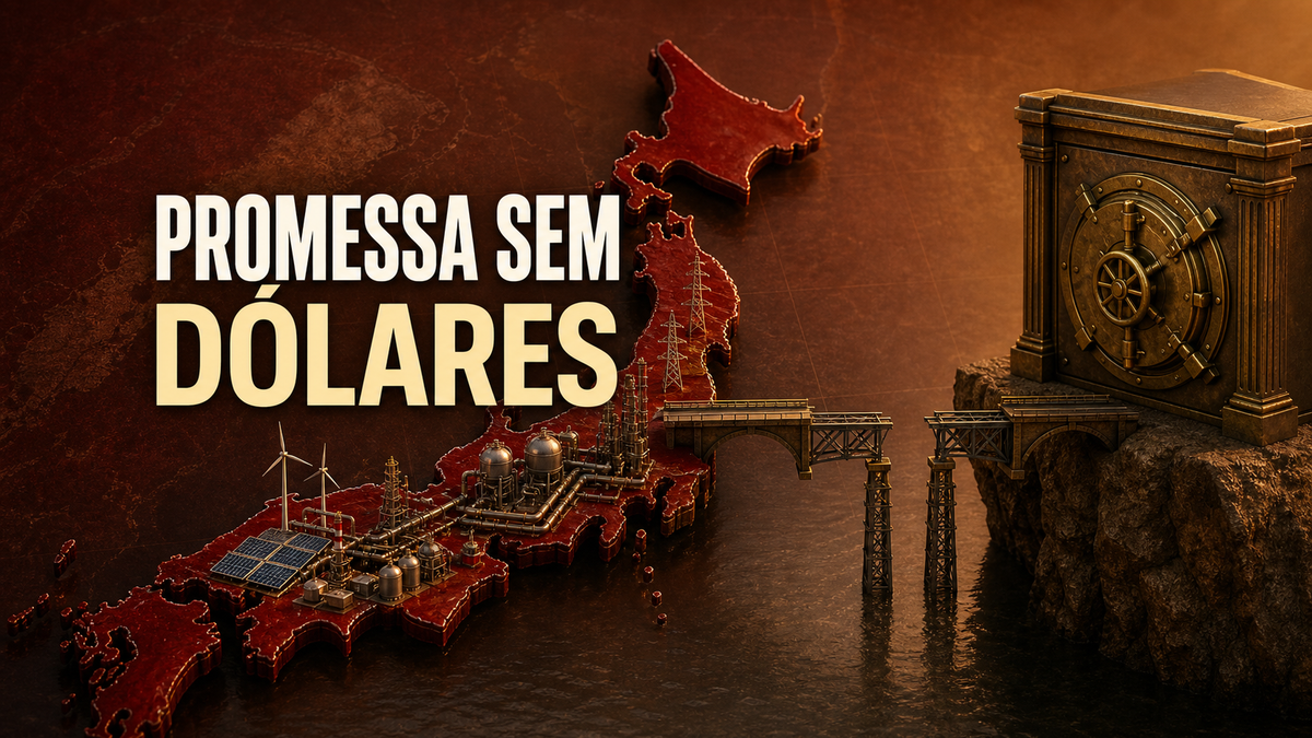 O Japão prometeu US$ 550 bilhões sem fechar o financiamento