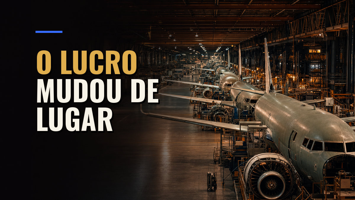 A fila de 16 mil aviões mudou onde está o lucro