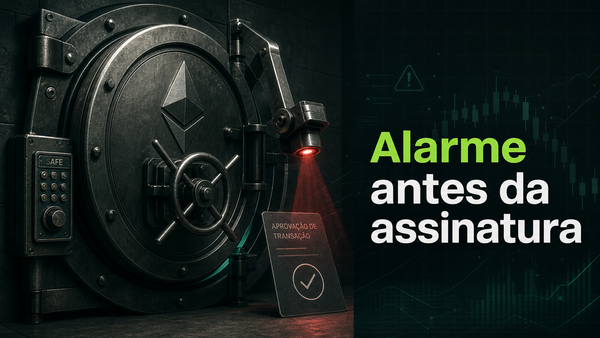 O cofre da Ethereum ganhou um alarme automático