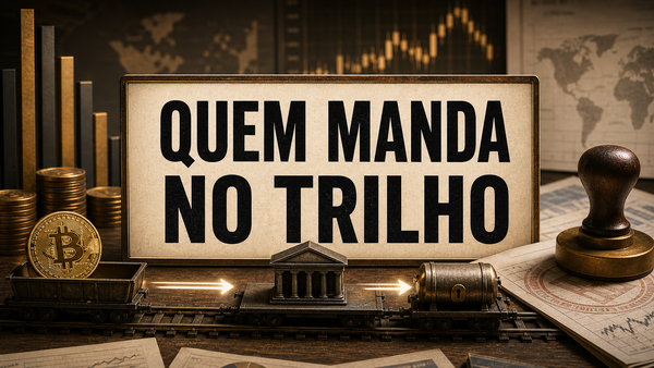 Resumo Semanal: A cripto descobriu quem manda no trilho