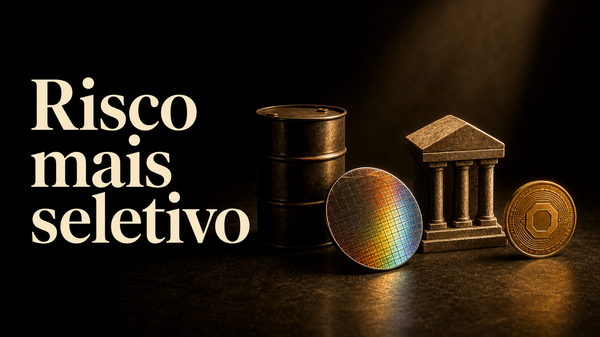 Resumo Semanal: A conta do risco ficou mais seletiva