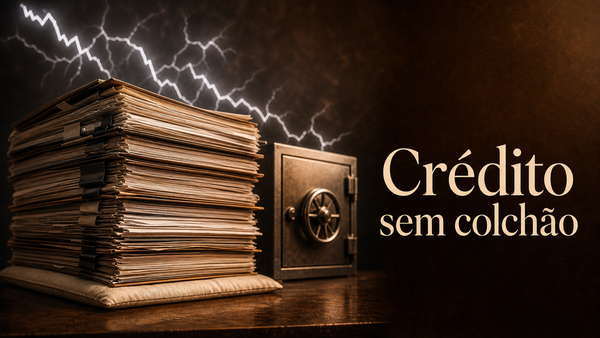 O crédito privado ficou sem colchão de caixa