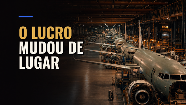 A fila de 16 mil aviões mudou onde está o lucro
